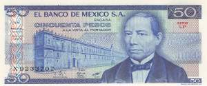 Mexiko p.73 LP 50 Pesos 1981